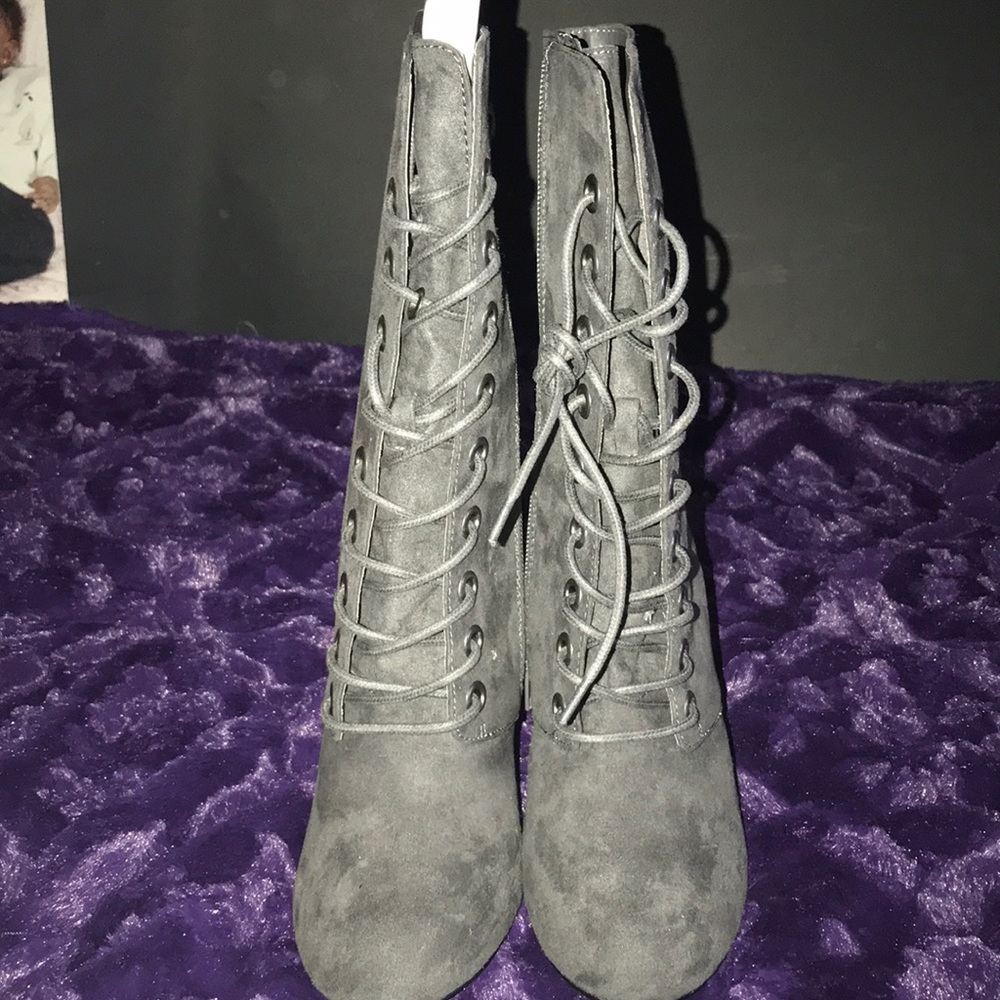 Laced Up Boots